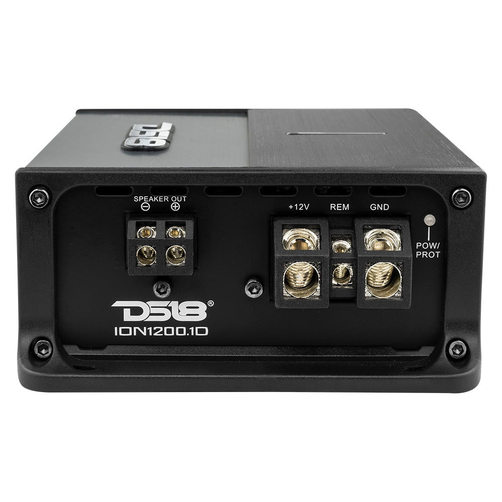 ION Compact Full Range 1 Channel Amplifier 1200 Watts RMS @ 1-Ohm