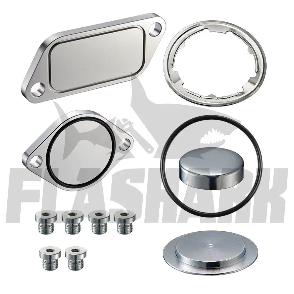 ISX CM871 EGR Plug Kit Stage 2 Plates and Plugs For 2007-2010 Aluminum