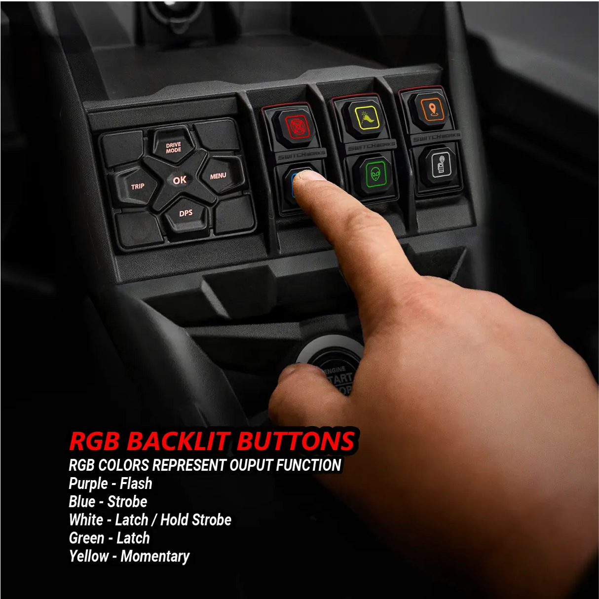Sierra6, 6-Switch, 3-Rocker Electronic Accessory Smart Switcher - Universal SWITCH Works