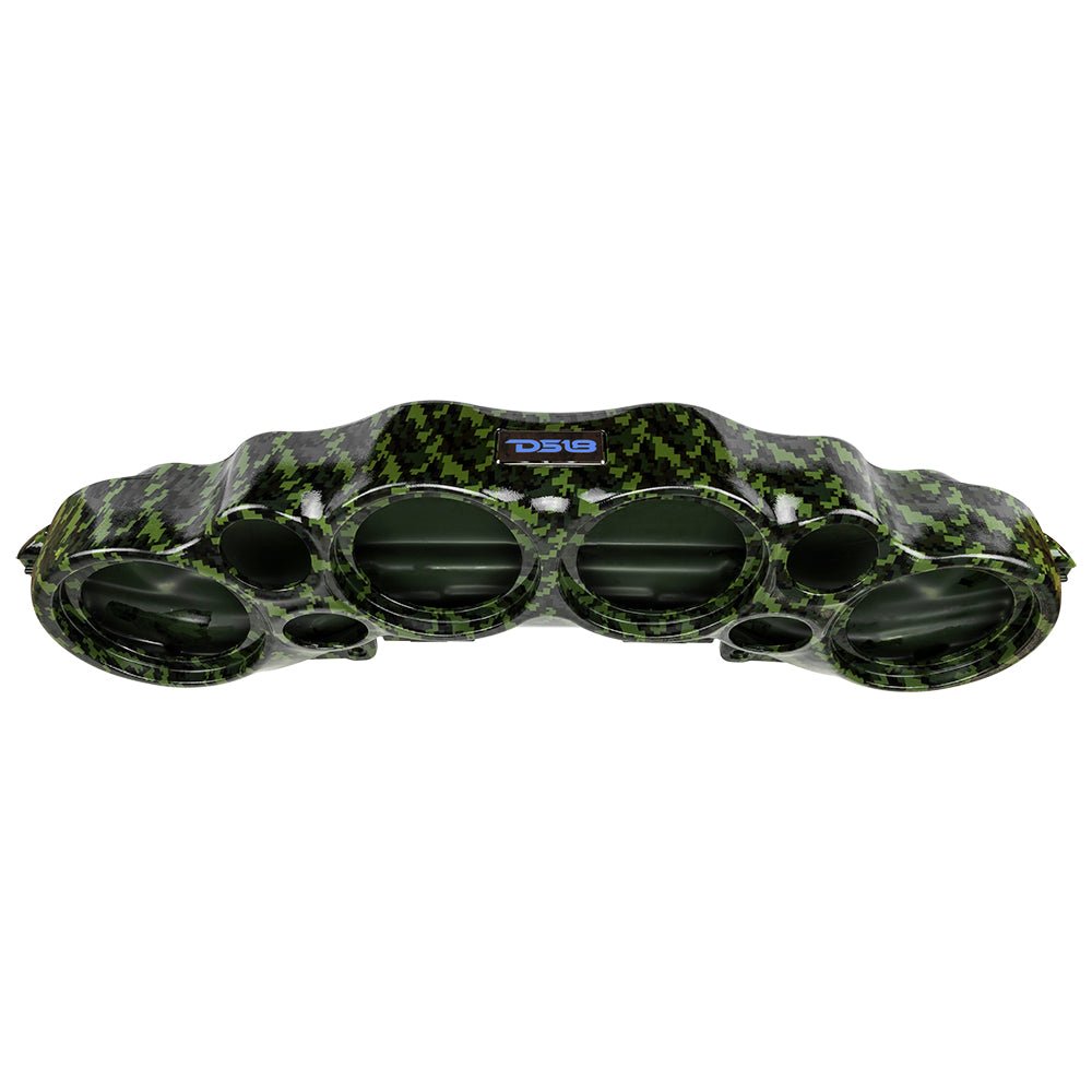 DS18 JL-SBAR/CMGR Overhead Bar System JL/JLU, JT Jeeps (4x 8" Speakers 4x3.72" Tweeters) Camo Green