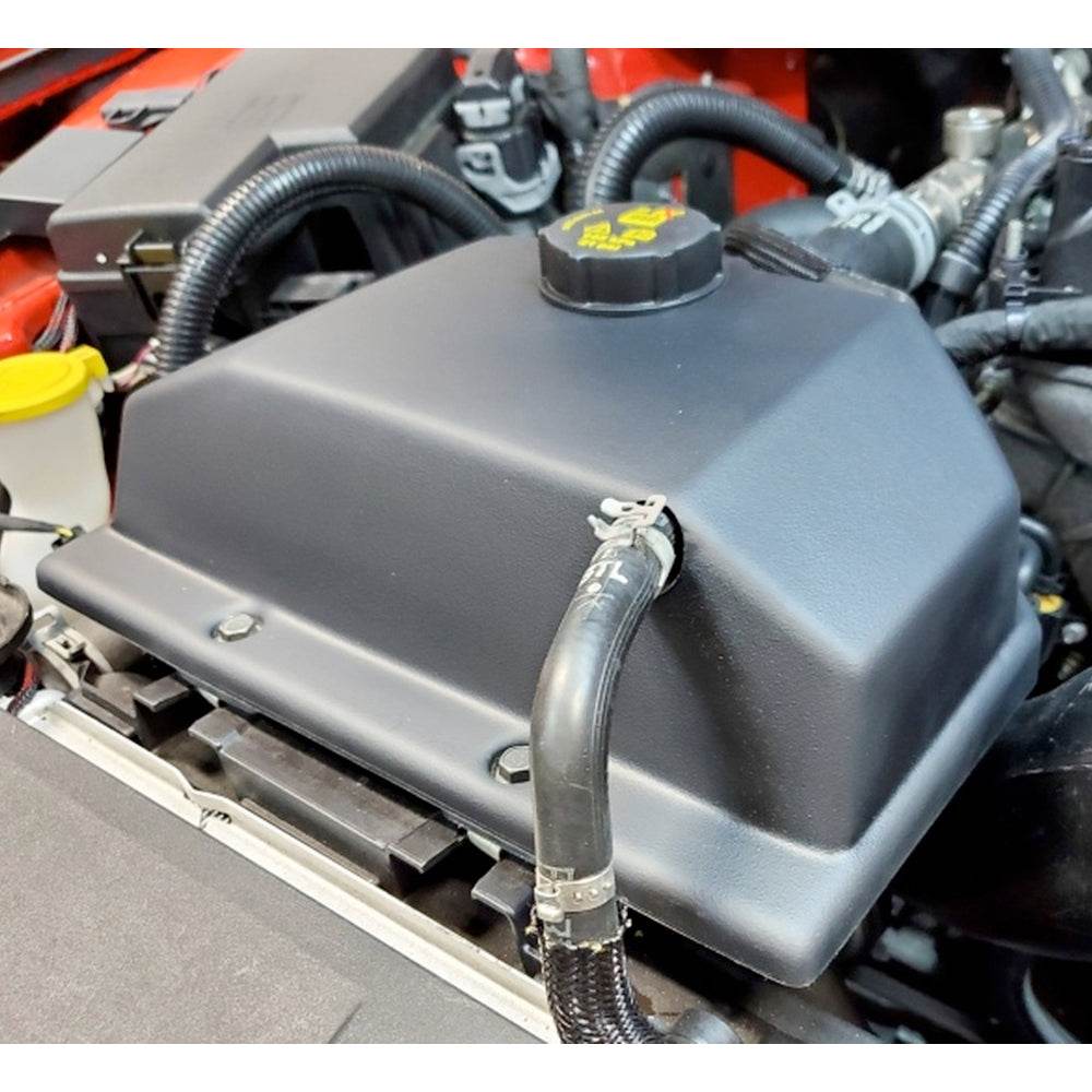 JLT Coolant Tank Cover for 2015-2023 Ford Mustang JLT