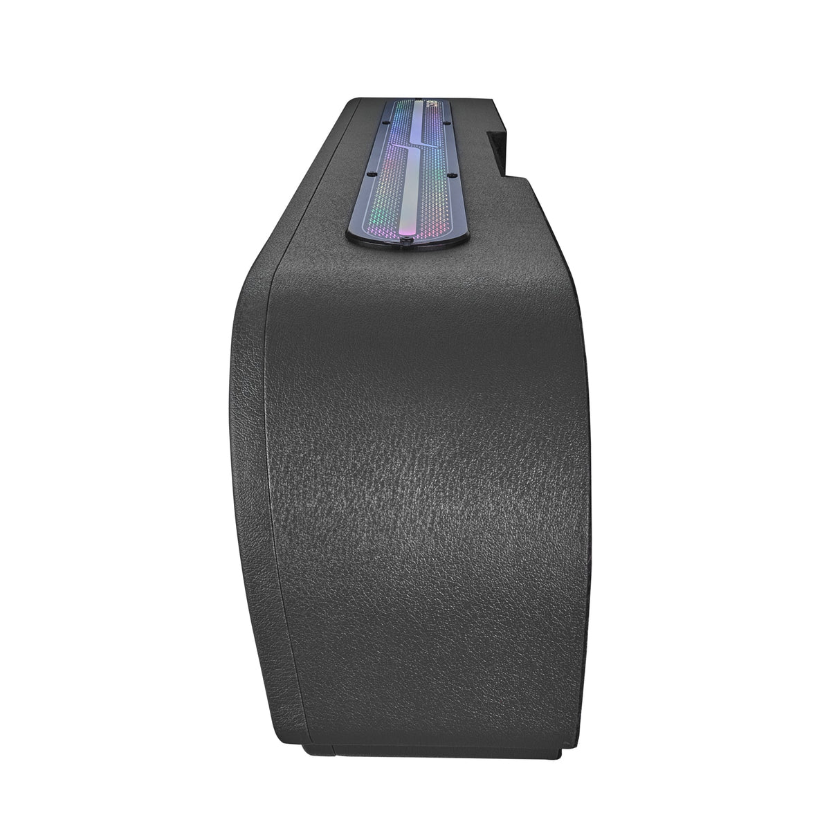 Jeep JT Gladiator Loaded Under Rear Seat Subwoofer Enclosure with 4 X 8" ZR8.2D, Leather Wrapped and Digital LED Lights | 1800 Watts RMS @ 1-Ohm DS18