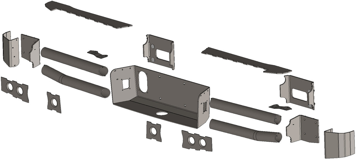 Jeep JT Pritchett Canyon Rear Bumper Welders Kit