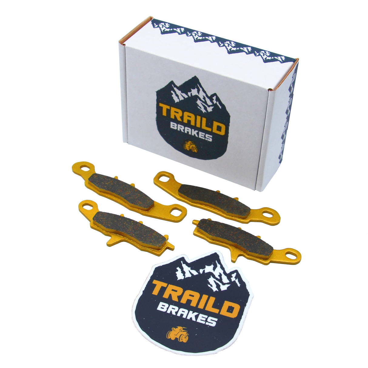 Kawasaki KFX 700 2004-2009 Ceramic Brake Pad Set Traild
