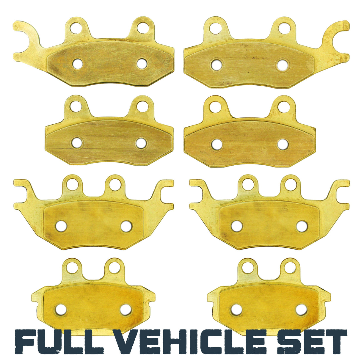 Kawasaki Mule Pro DX/DTX/FX/FXT/FXR 2015-2026 Brass Brake Pad Set Traild