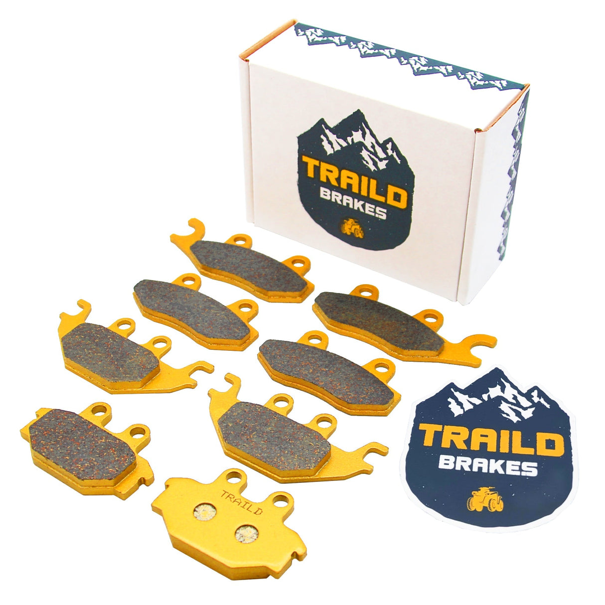 Kawasaki Mule Pro DX/DTX/FX/FXT/FXR 2015-2026 Ceramic Brake Pad Set Traild