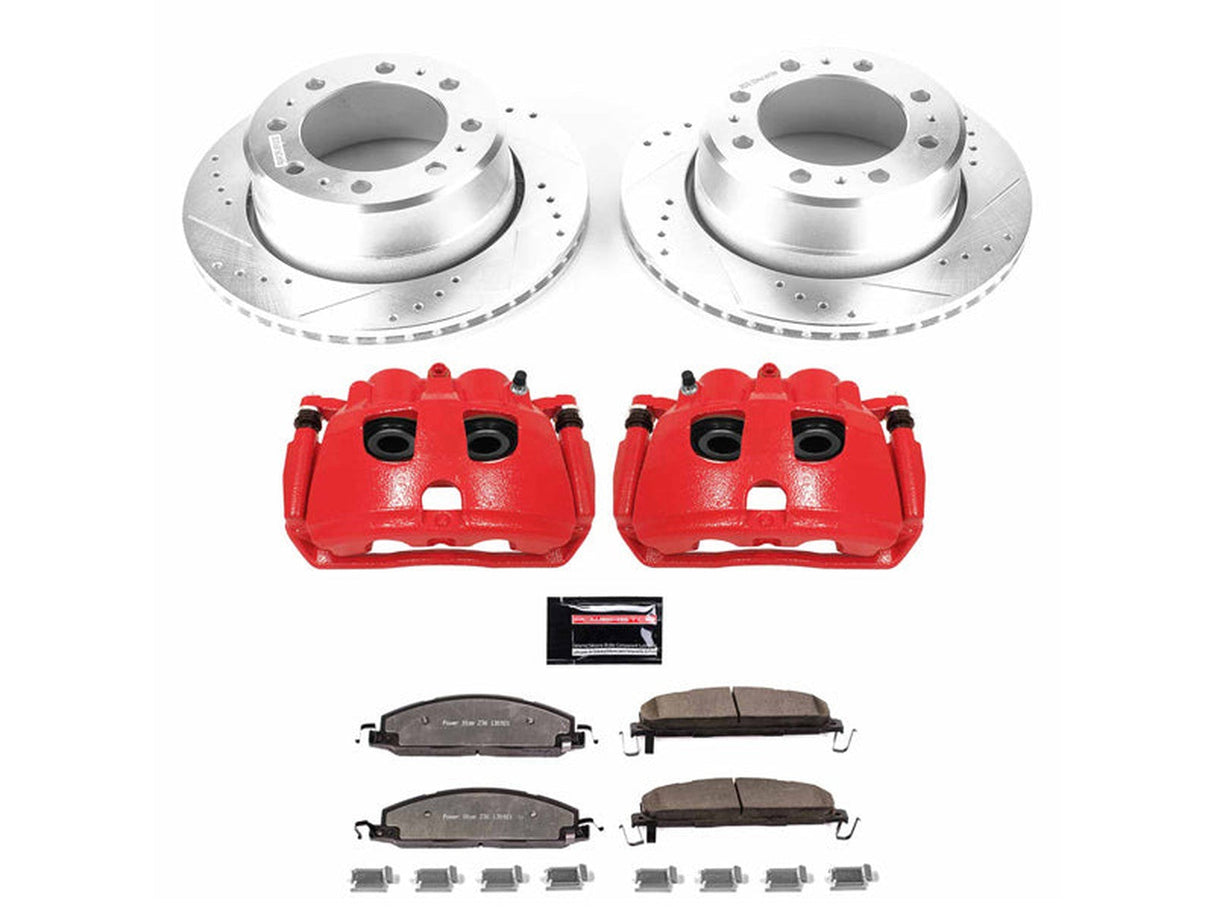 Powerstop Z36 Extreme Rear Brake Kit with Calipers, 2013-2018 Dodge Ram Cummins Powerstop Brakes