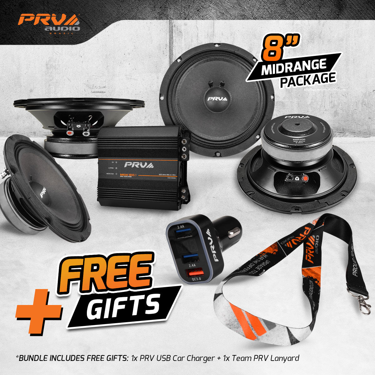 8″ Midrange Bundle PRV Audio
