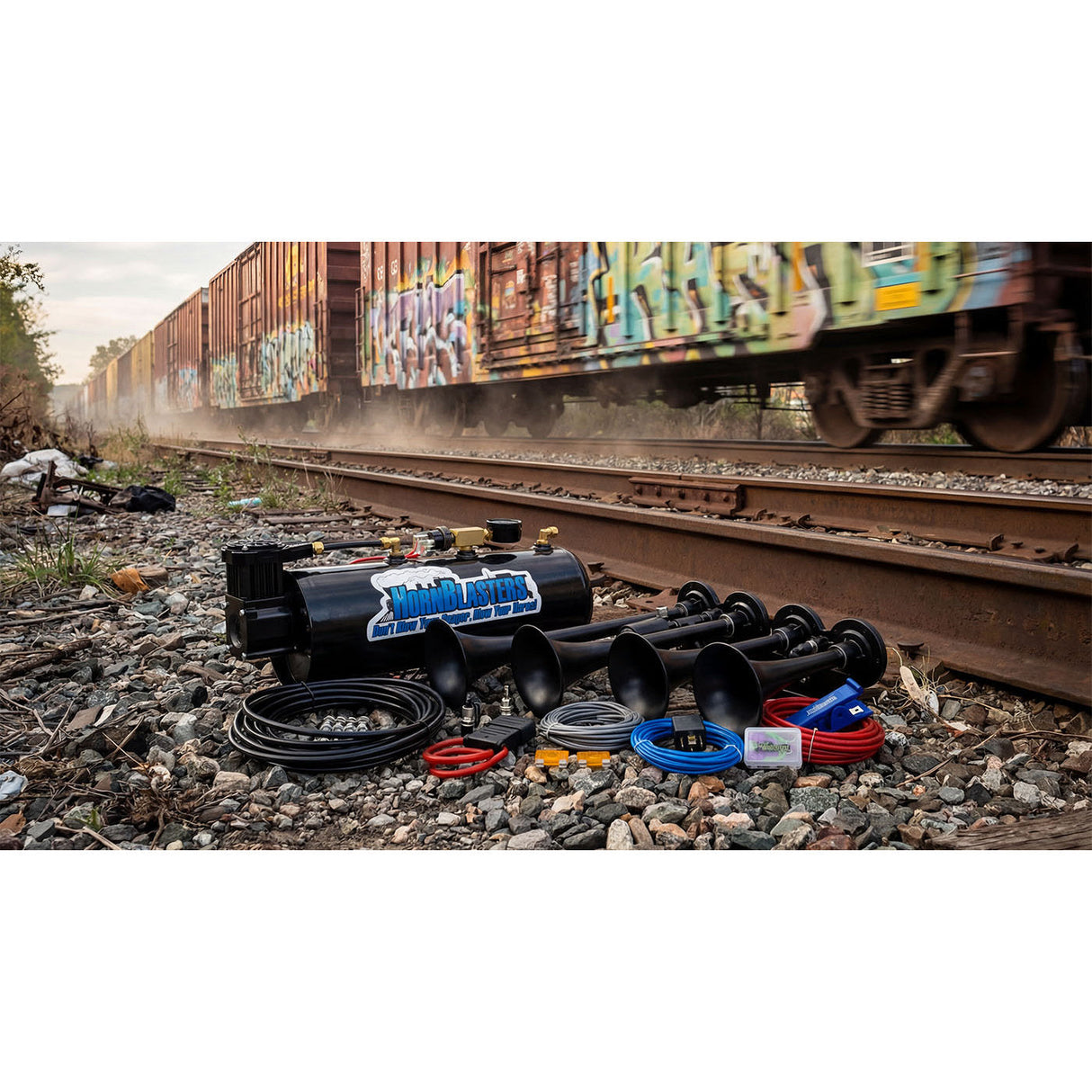 4-Chime Air Horn Kit HornBlasters