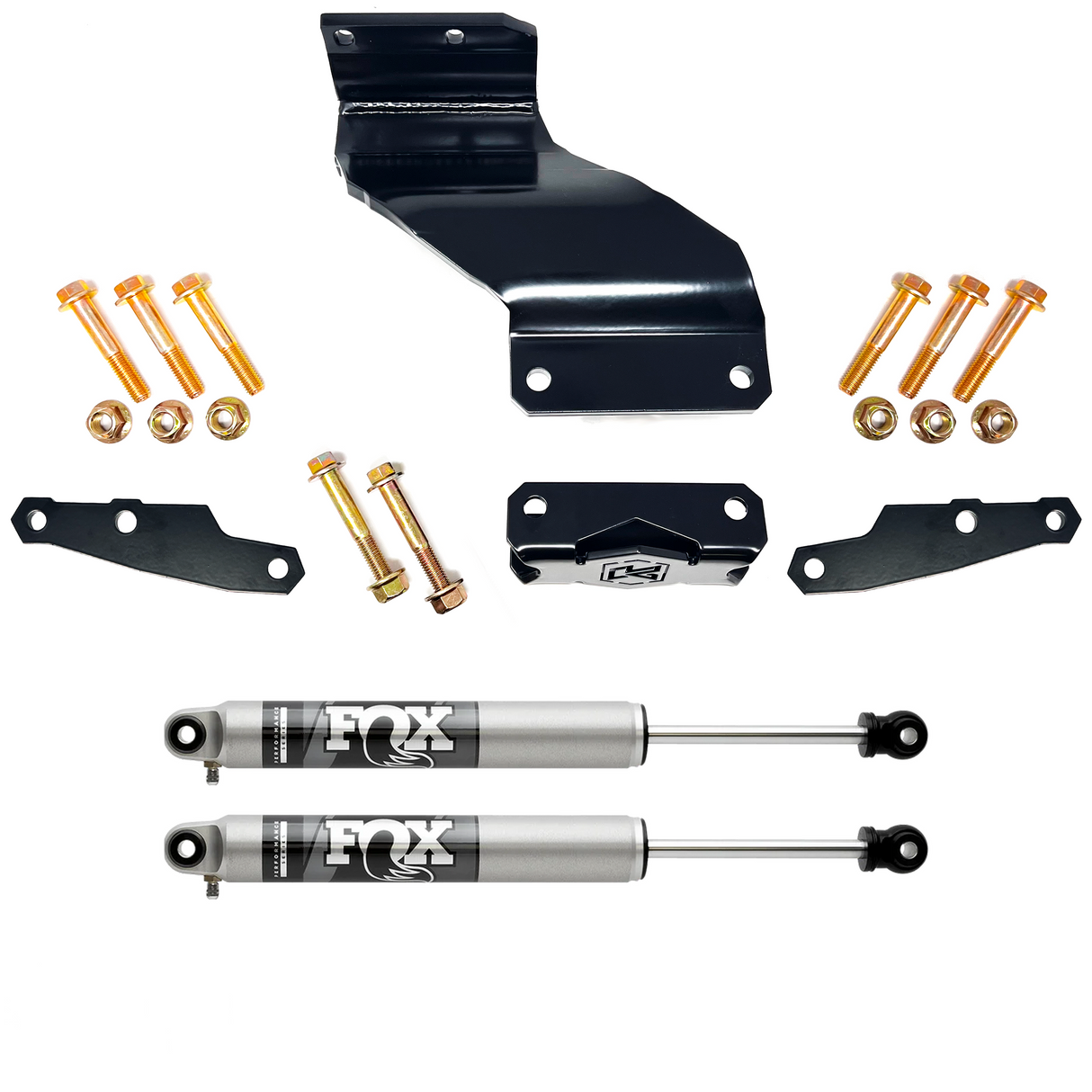 KRYPTONITE DUAL STEERING STABILIZER KIT WITH FOX 2.0 SHOCKS FOR 2014-2026 RAM 2500/3500