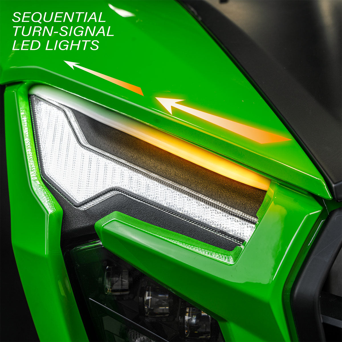 Turn-Signal Plug-&-Play Kit | 2026 Kawasaki® Teryx H2 | Sequential Front LED Lights w/Taillight Integration SWITCH Works
