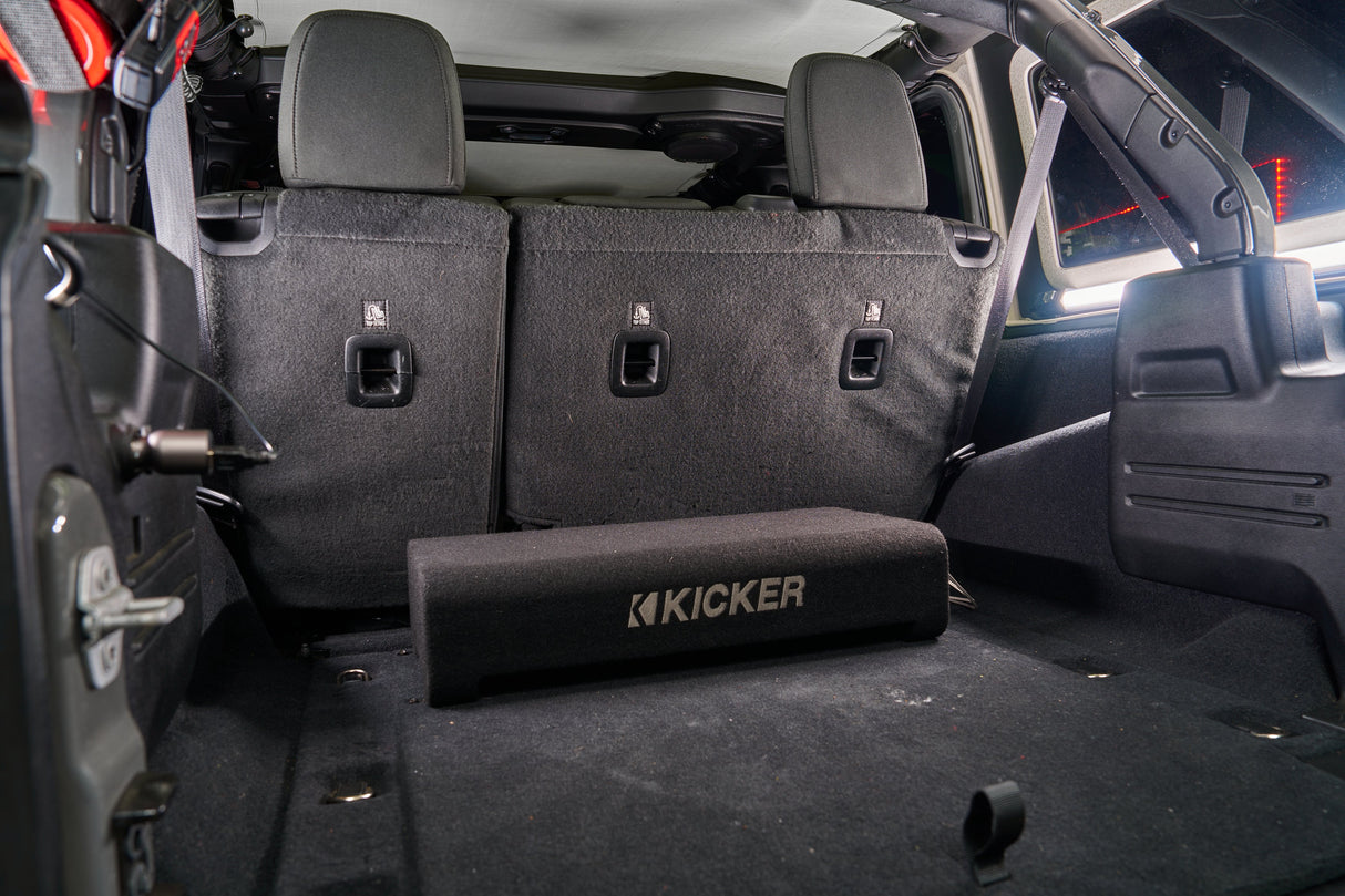 Kicker Plug & Play Full System 5-Channel, 8-Speakers KS, Sub Bundle | '18- '23 JL Wrangler