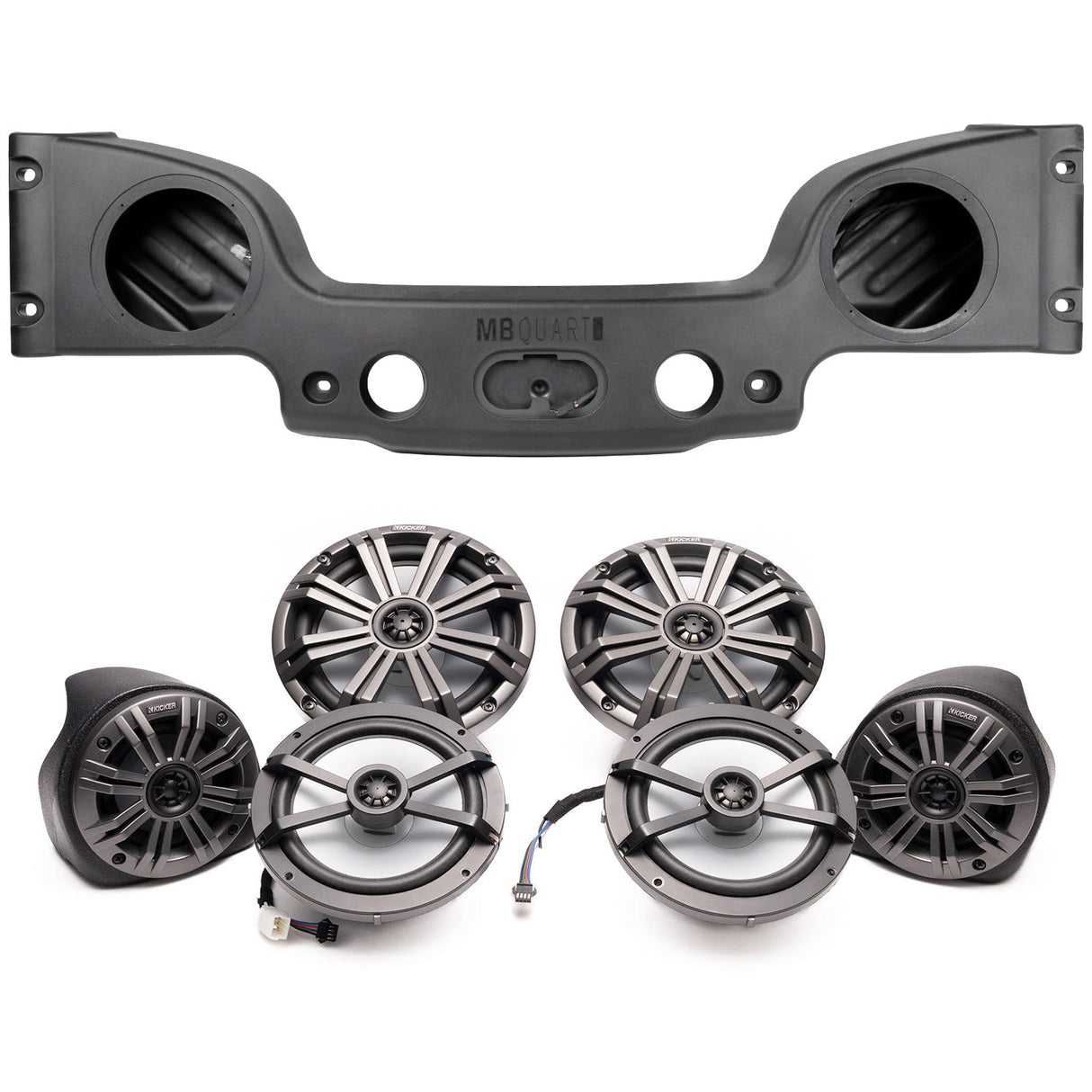 Kicker Plug & Play Marine Speaker Bundle | '07- '18 Jeep JK Wrangler