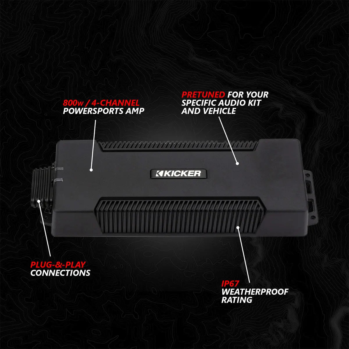 2017-2026 Can-Am® X3, Phase-6 K-Spec 6-Speaker 1650watt System w/MRB4 SSV Works