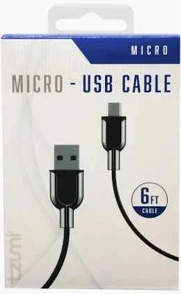 Tzumi 6 ft Micro USB Charging Cable TekShack