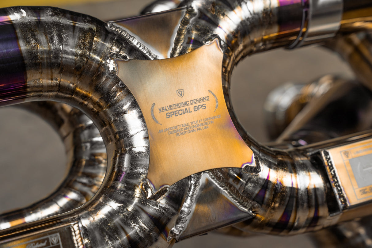 Lamborghini Huracan Performante / EVO / STO / Tecnica True F1 / Valved Exhaust system Valvetronic Designs