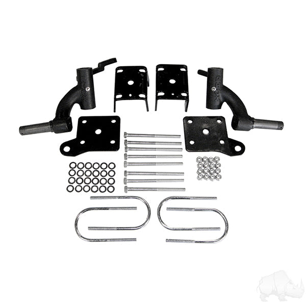 RHOX 5" Axle 3" & 6" Spindle Lift Kit EZGO TXT