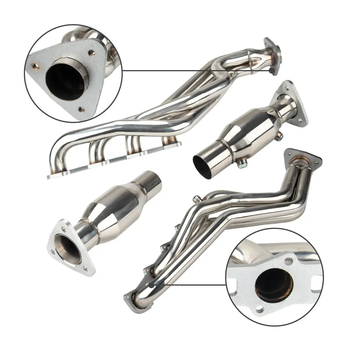 Exhaust Header for 1997-2004 Ford F-150(Incl. 2004 Heritage) / F-250 5.4L V8 O2/EGR Compatible