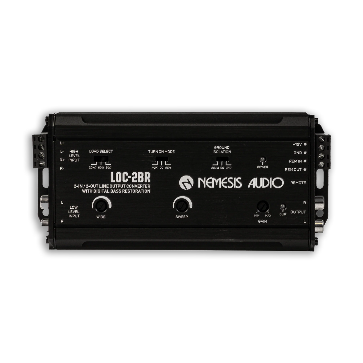Nemesis Audio LOC-2BR 2-Channel Line Output Convertor With Digital Bass Reconstruction Nemesis Audio