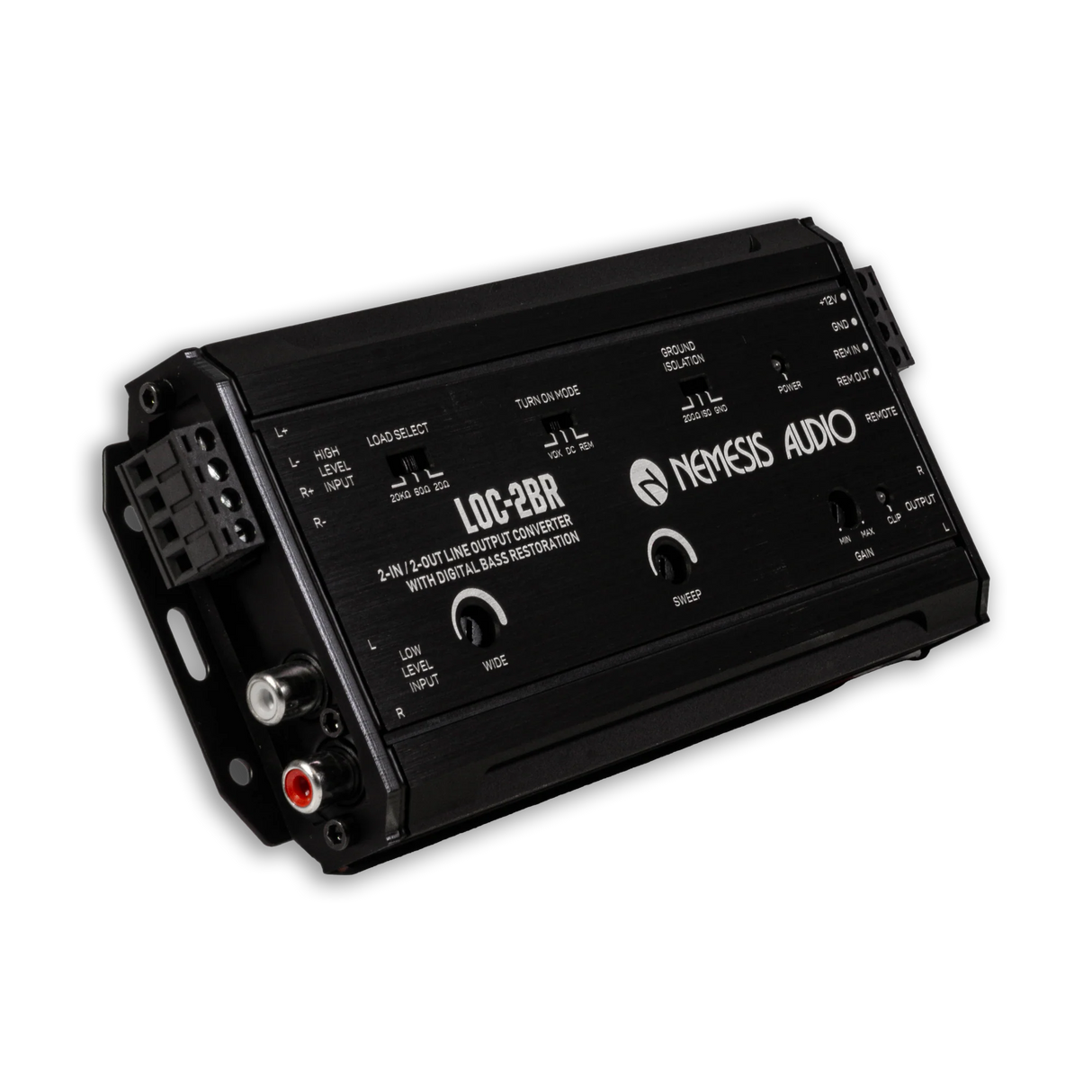 Nemesis Audio LOC-2BR 2-Channel Line Output Convertor With Digital Bass Reconstruction Nemesis Audio