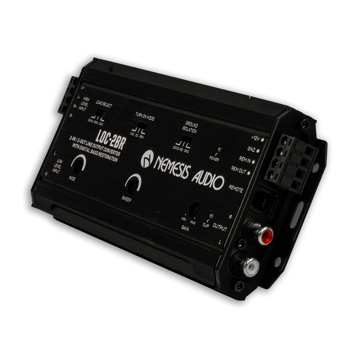 Nemesis Audio LOC-2BR 2-Channel Line Output Convertor With Digital Bass Reconstruction Nemesis Audio