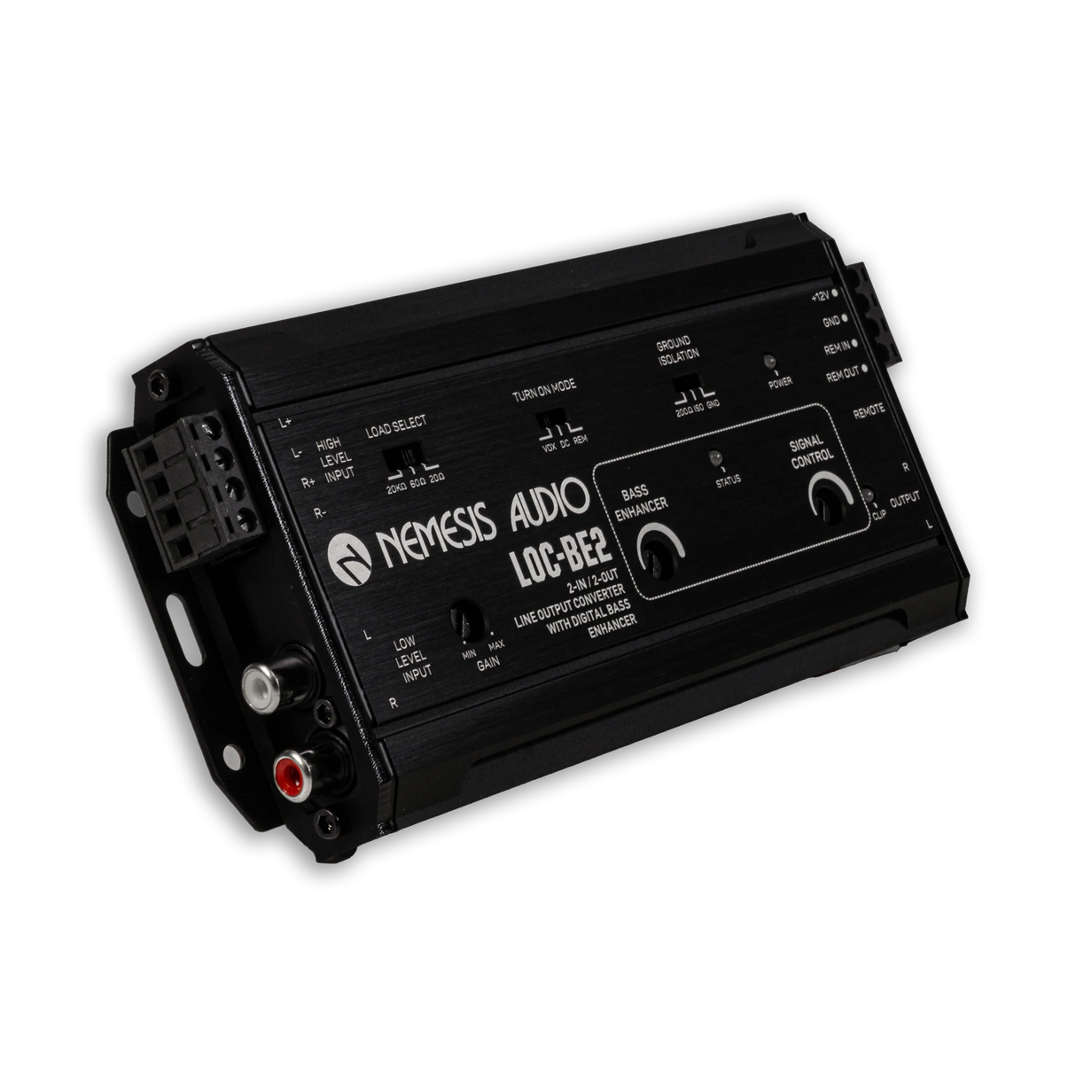 Nemesis Audio LOC-BE2 2-Channel Line Output Convertor With Digital Bass Enhancement Processor Nemesis Audio
