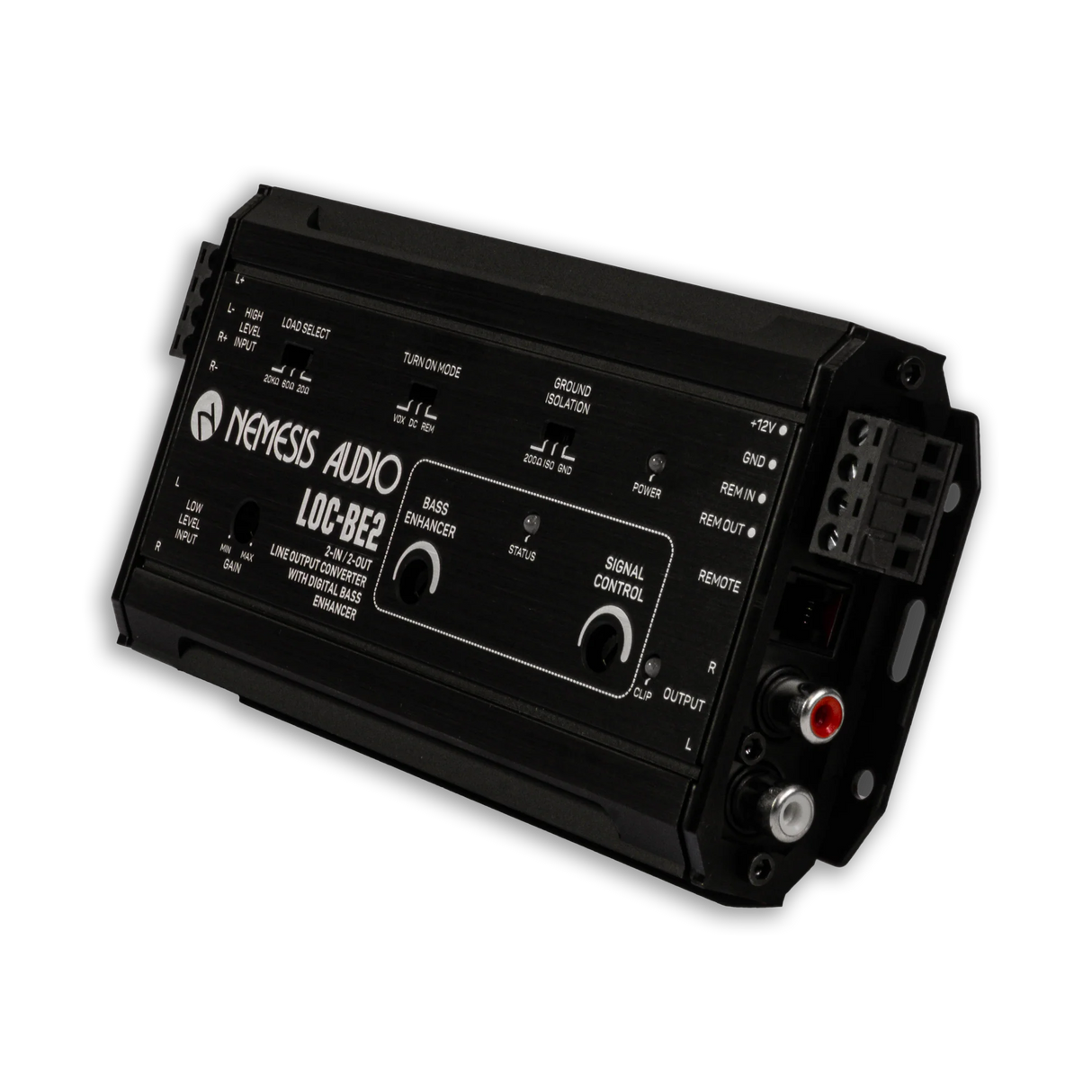 Nemesis Audio LOC-BE2 2-Channel Line Output Convertor With Digital Bass Enhancement Processor Nemesis Audio