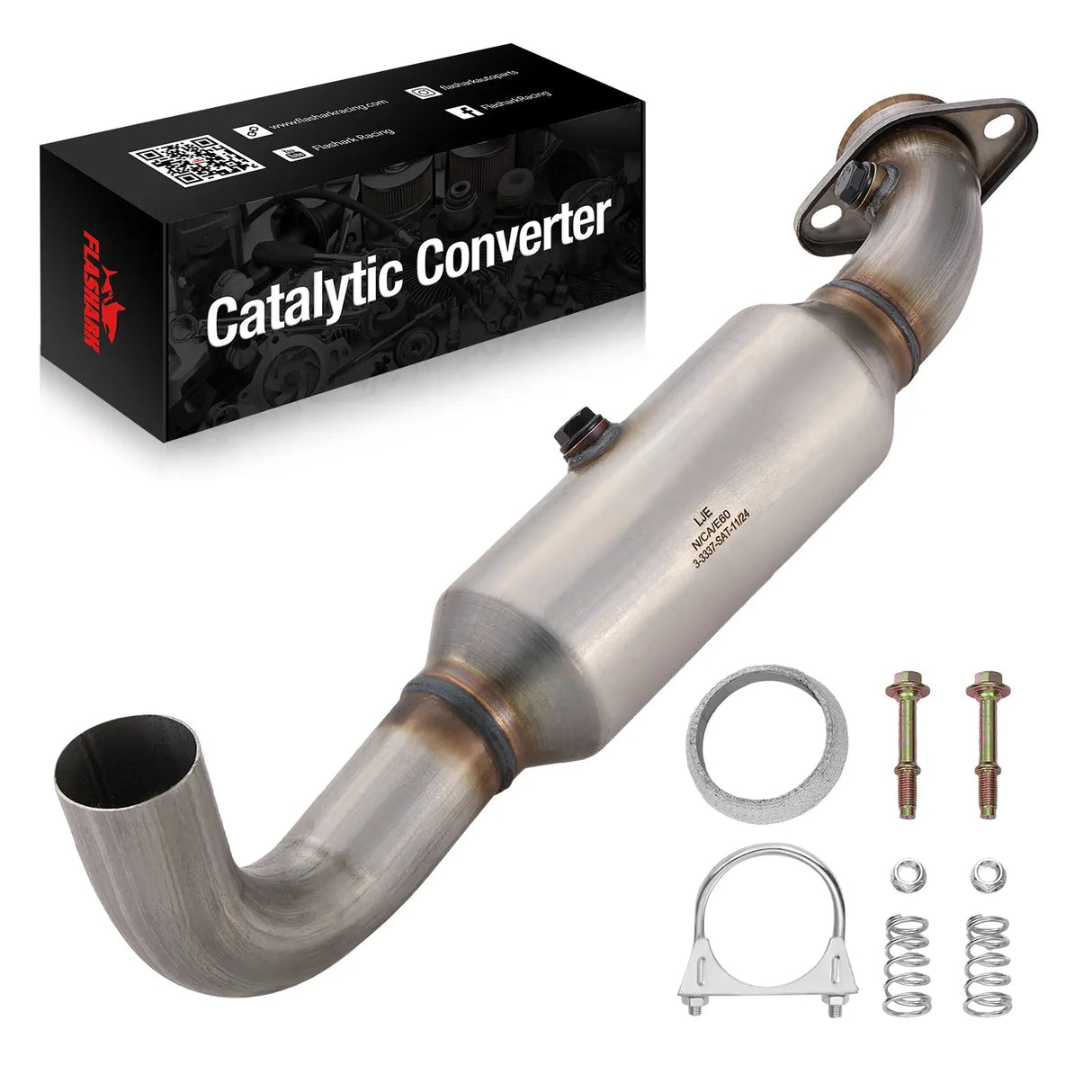 Left & Right Catalytic Converter For 2011 - 2014 Ford F-150 V8 5.0L-Direct Fit,E.P.A. Compliant Flashark
