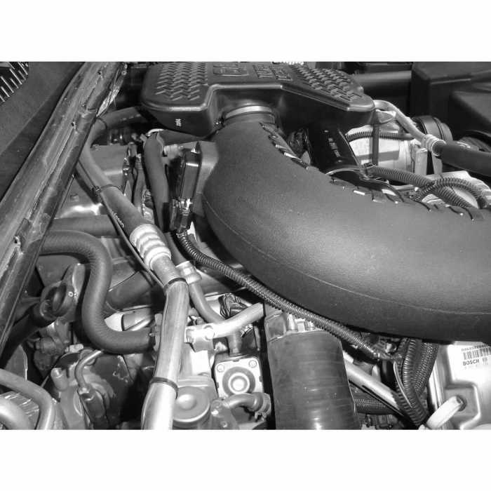 Ram-Air Cold-Air Intake System, Dry Filter for use with 2004-2005 Chevy/GMC 6.6L, LLY Far From Stock - Meyer Distributing