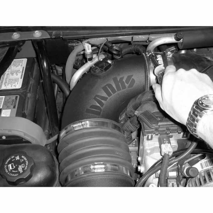 Ram-Air Cold-Air Intake System, Dry Filter for use with 2007-2010 Chevy/GMC 6.6L, LMM Far From Stock - Meyer Distributing