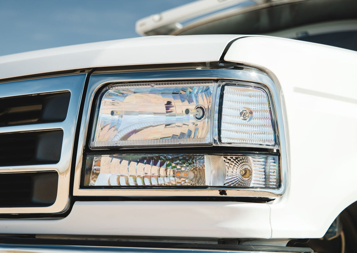Complete Performance Six Piece Clear Headlight Kit - 1992-1997 Ford F-Series & Bronco Complete Performance