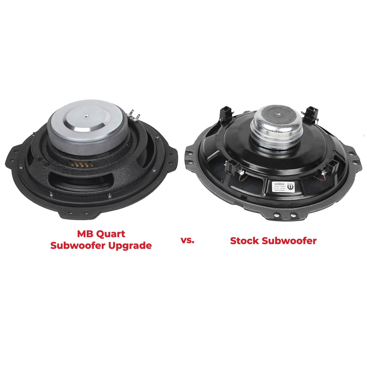 MB Quart 400 Watt Jeep® Wrangler (JL) Tuned OEM Subwoofer Upgrade (MBQJL-SUBR-1) I '18-'26 Jeep JL Wranglers