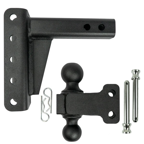 Bulletproof Medium Duty 4” Drop/Rise Hitch 2" Box Steel Shank