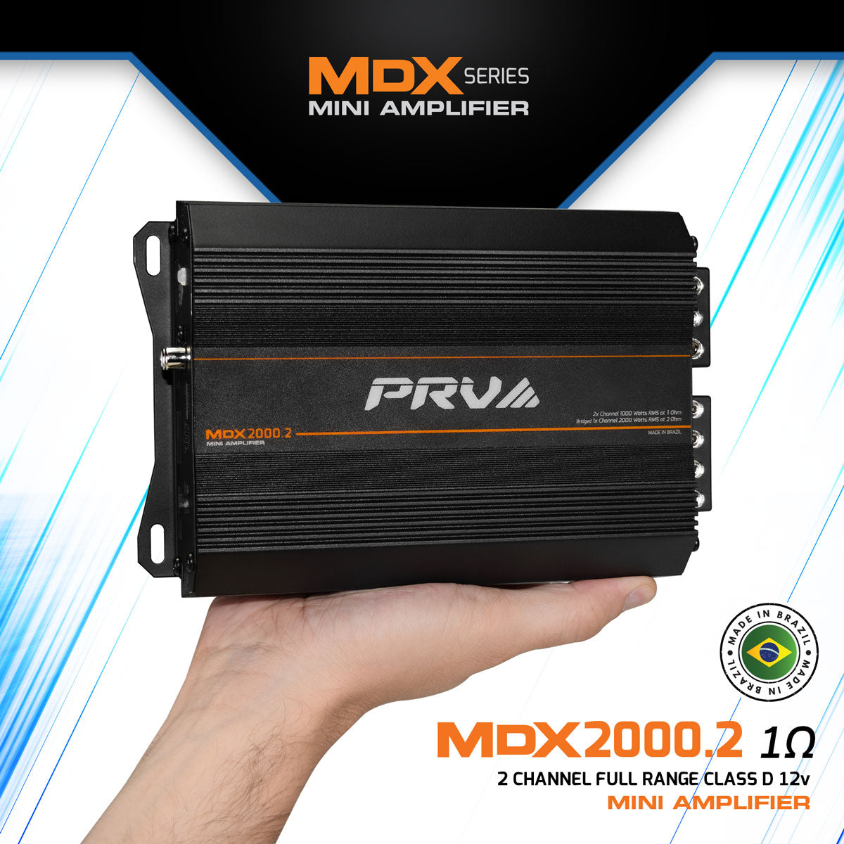 PRV MDX2000.2 1 Ohm Amplifier PRV Audio