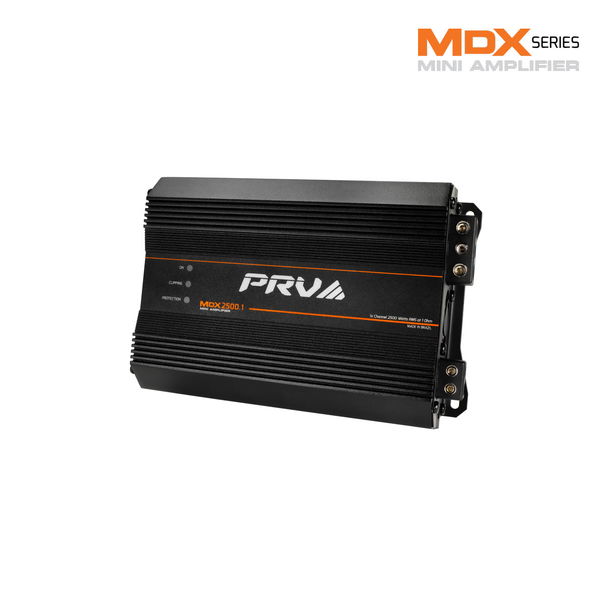 PRV Audio MDX2500.1 2600W RMS Class D Monoblock Full Range Mini Amplifier 1-Ohm PRV Audio