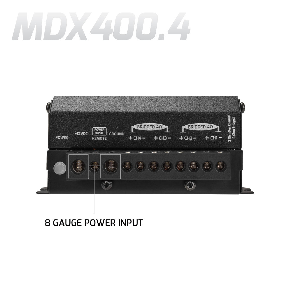 PRV MDX400.4 2 Ohm Amplifier PRV Audio