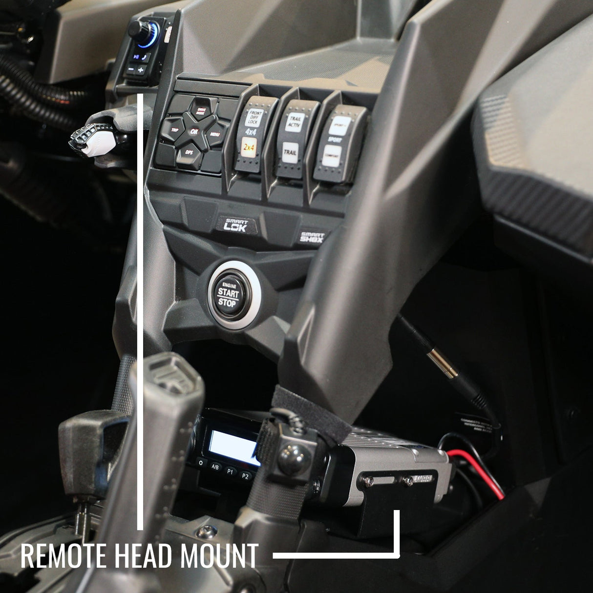 Can-Am Maverick X3 / X3 MAX – Complete Communication Kit with Bluetooth Intercom and 2-Way Radio
