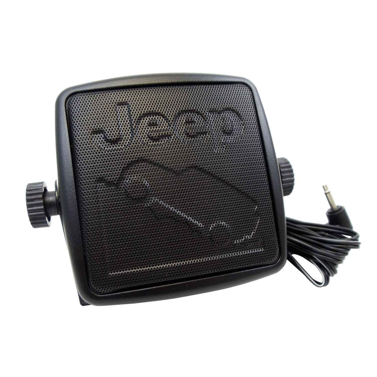 MOPAR JEEP OFFICIAL LICENSED 2-3/4" - 8OHM 6 WATT WEDGE DESIGN EXTENSION SPEAKER WITH MOUNTING BRACKET, 6 FOOT CORD & 3.5MM PLUG TekShack