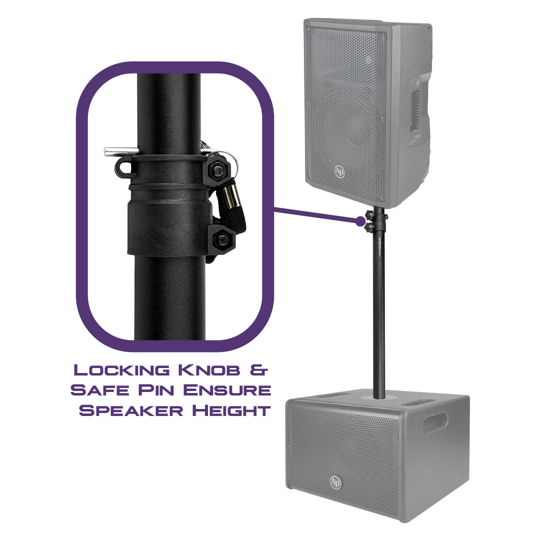 Subwoofer to Satellite Speaker Pole (MS-SE49) Audiopipe
