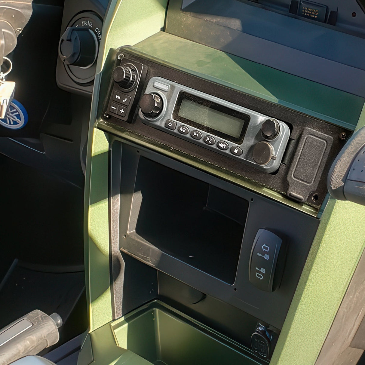 Yamaha Wolverine RMAX – Complete Communication Kit with Rocker Switch Bluetooth Intercom and 2-Way Radio