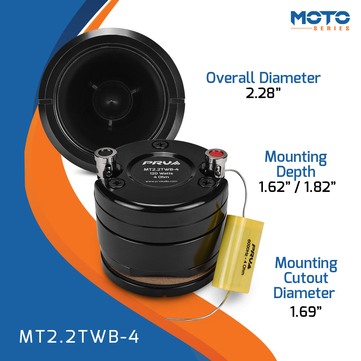 PRV MT2.2TWB-4 Tweeter PRV Audio