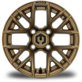 MODZ® Matrix 12x7 Matte Bronze 12" Golf Cart Wheel