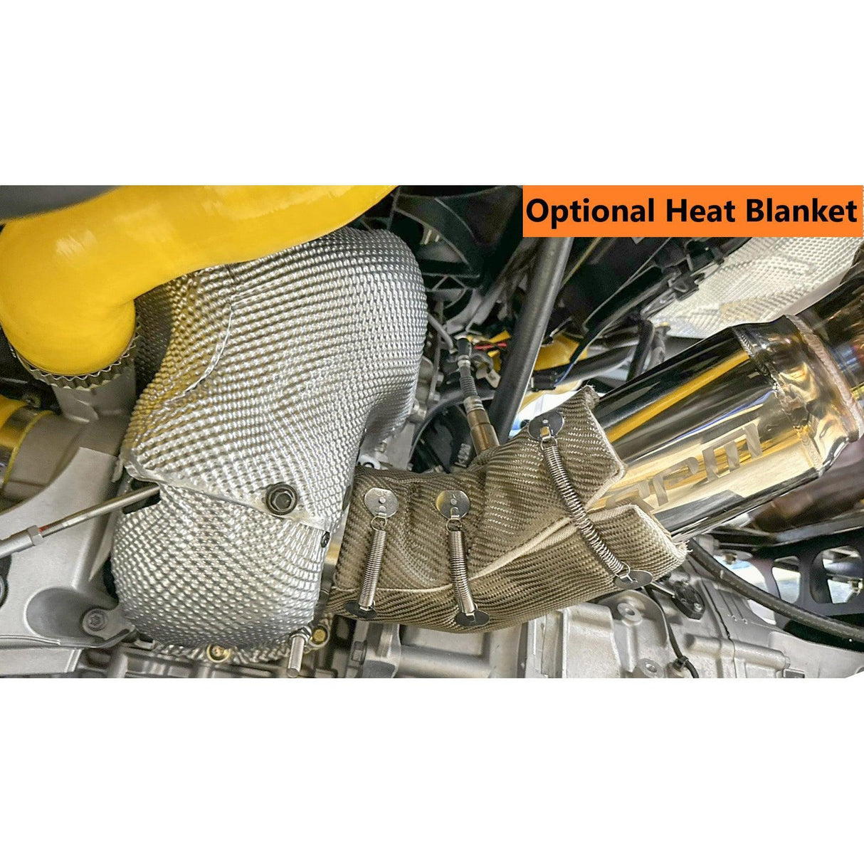 RPM Can-Am Maverick R Turbo 3" BIG MOUTH Mid Pipe - With 6" Resonator
