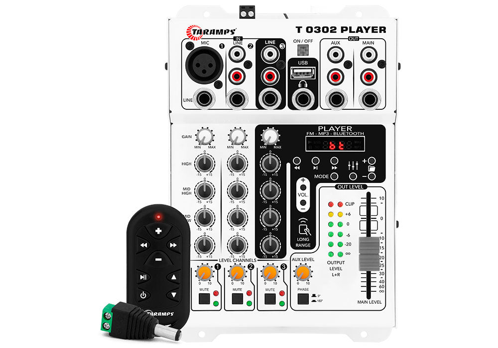 Taramps T 0302 PLAYER Audio Mixer Taramps US