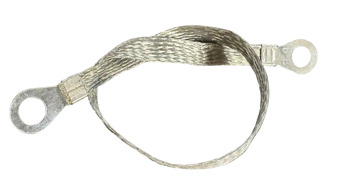 9.25″ x 3/8″ Braided Ground Straps 5/16" Ring Terminals TekShack