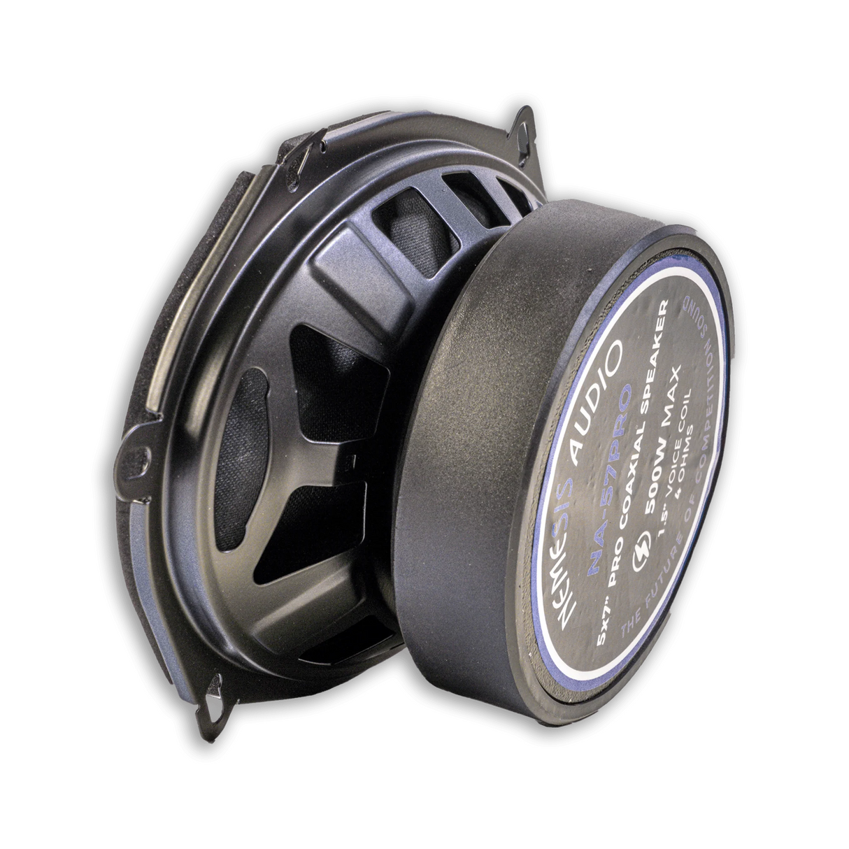 Nemesis Audio NA-57PRO 5x7" 240W Midrange Speaker with Built-in Bullet Tweeter 4-Ohm (Pair) Nemesis Audio