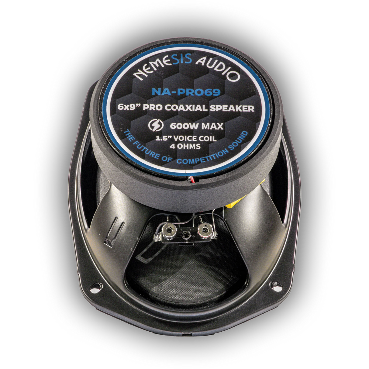 Nemesis Audio NA-PRO69 6x9" 300W RMS Midrange Speakers with Built-in Bullet Tweeter 4-Ohm (Pair) Nemesis Audio