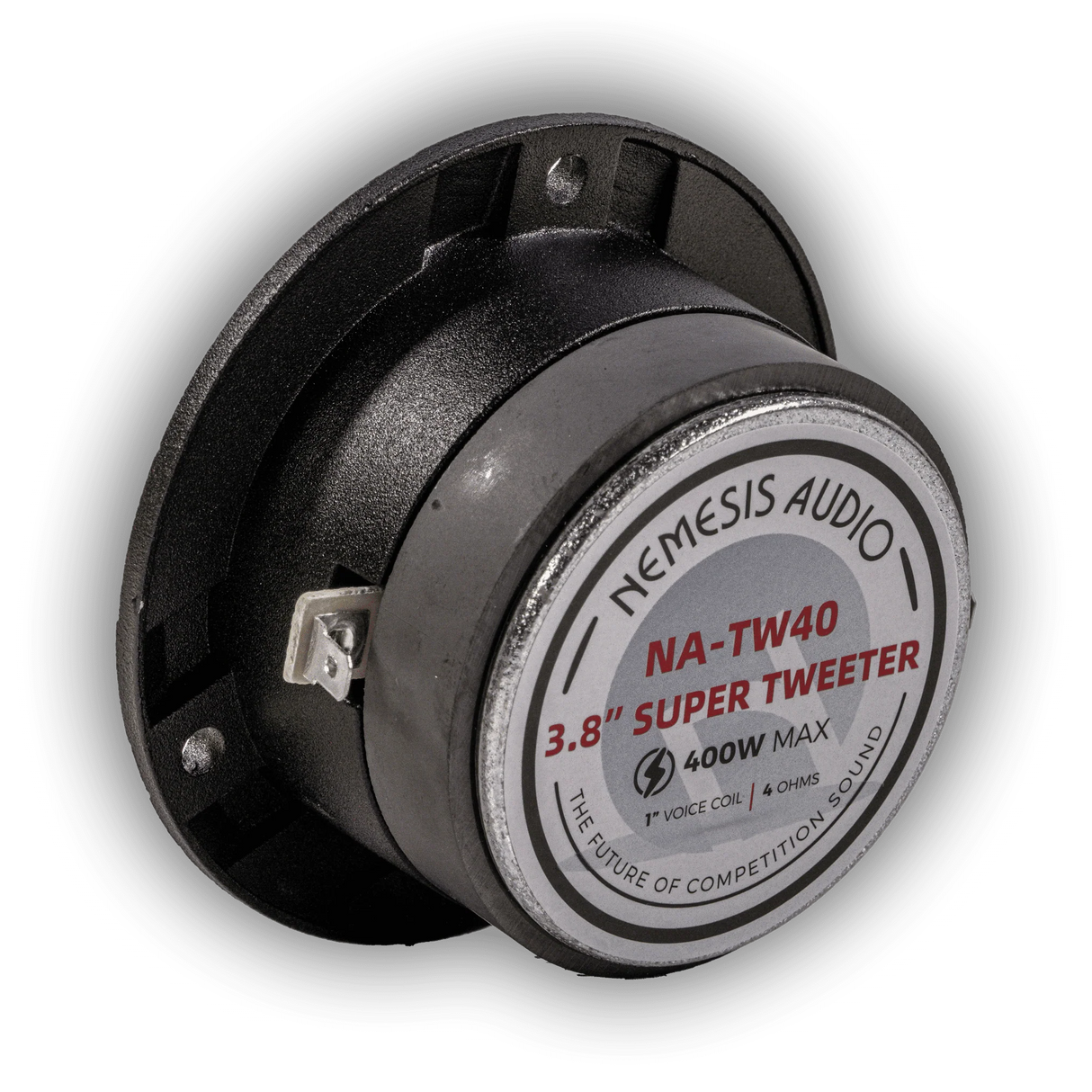 Nemesis Audio NA-TW40 3.8" 200W Pro Aluminum Super Bullet Tweeters with Capacitor Crossover (Pair) Nemesis Audio