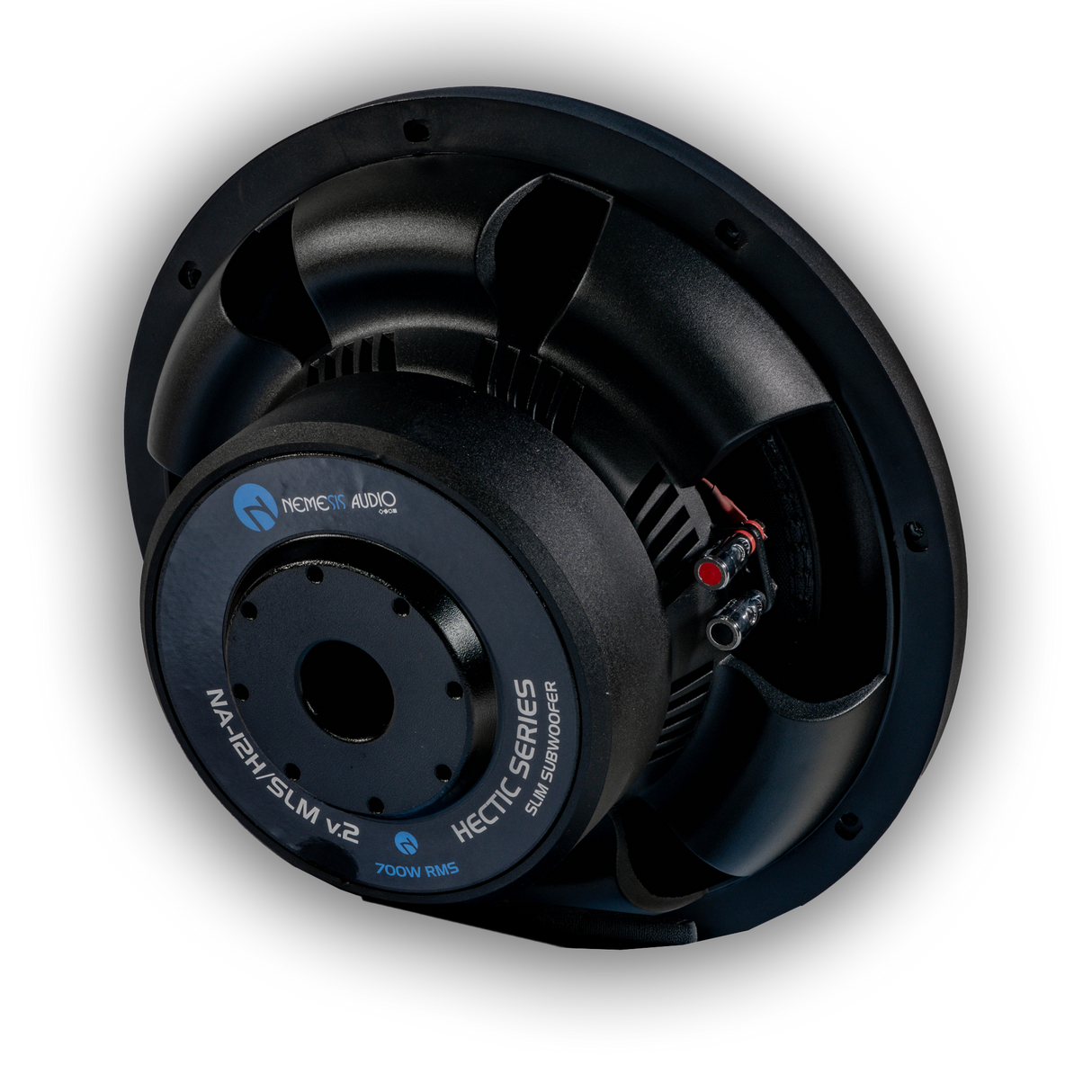 Nemesis Audio NA-12H-SLM v.2 12" 700W RMS Shallow Mount Subwoofer DVC 4-Ohm Nemesis Audio