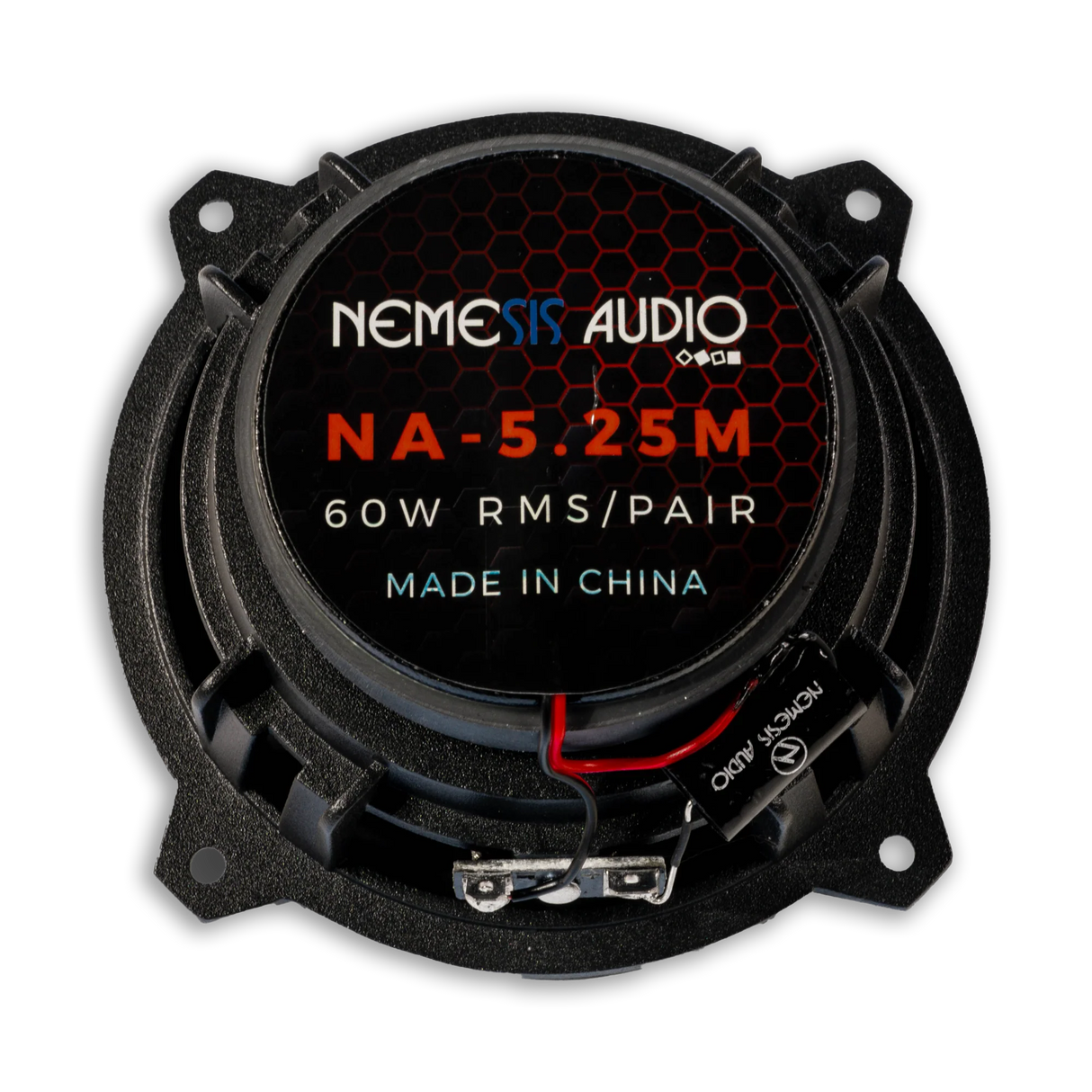 Nemesis Audio NA-5.25M 5.25" 220W 2-Way Coaxial Speakers 4-Ohm (Pair) Nemesis Audio